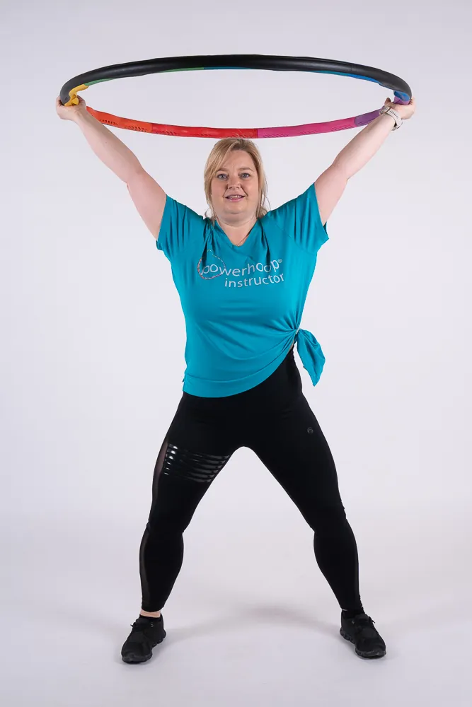 Hula-Hoop Reifen in Bewegung